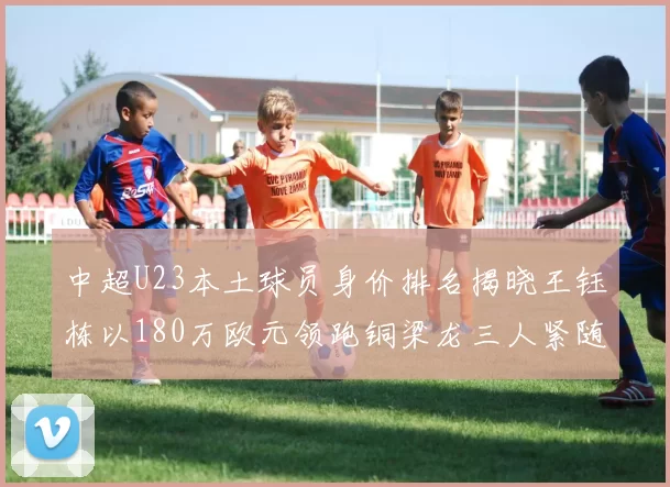 中超U23本土球员身价排名揭晓王钰栋以180万欧元领跑铜梁龙三人紧随其后